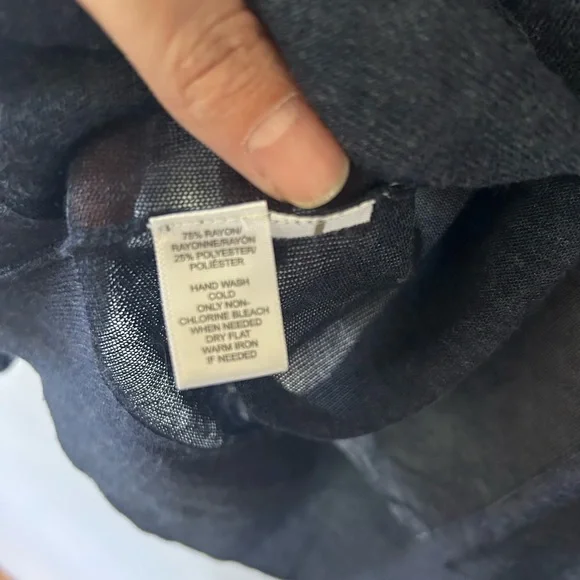 LOFT Sheer Summer Cardigan, GUC, Blue, Size M - Picture 7 of 7